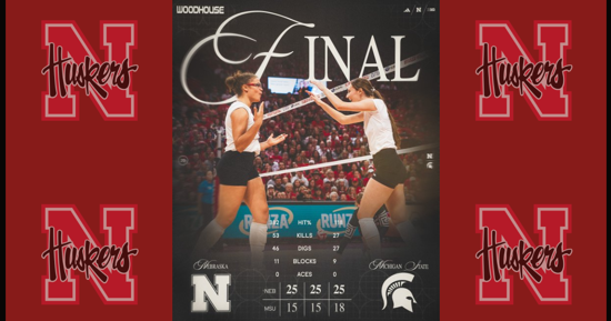 Photo Credit: @HuskerVB/X