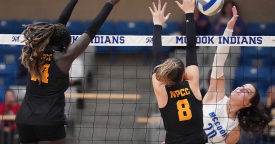 Knights leap past MCC Volleyball with 3-1 win
