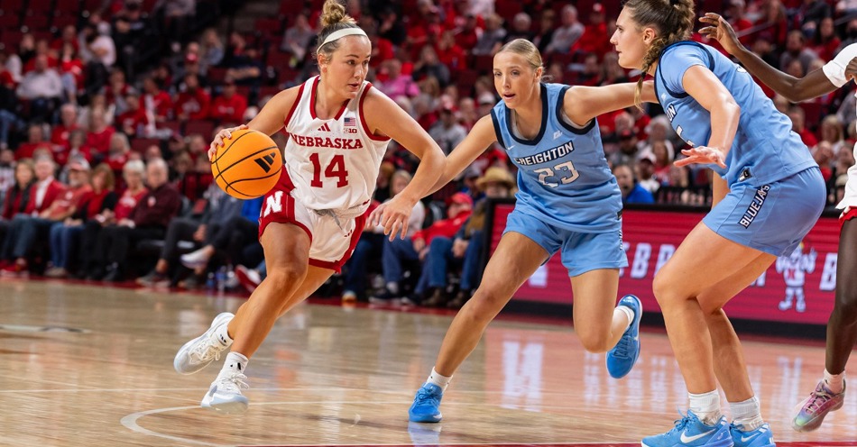 Huskers Soar Past Bluejays, 84-50