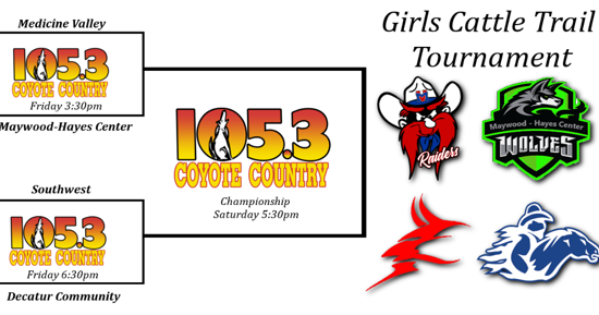 Listen Live - High School Girls Basketball Cattle Trail Tournament