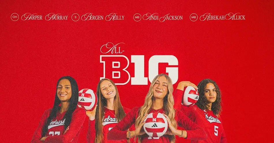 Four Huskers Named to Preseason All-Big Ten Team