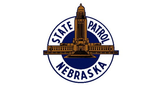 Nebraska State Patrol logo.