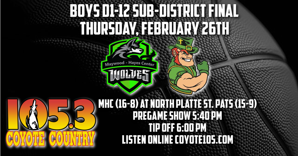 2026-02-26T17:40|North Platte St. Pats Vs Maywood-Hayes Center|HS Basketball - Boys|KIOD