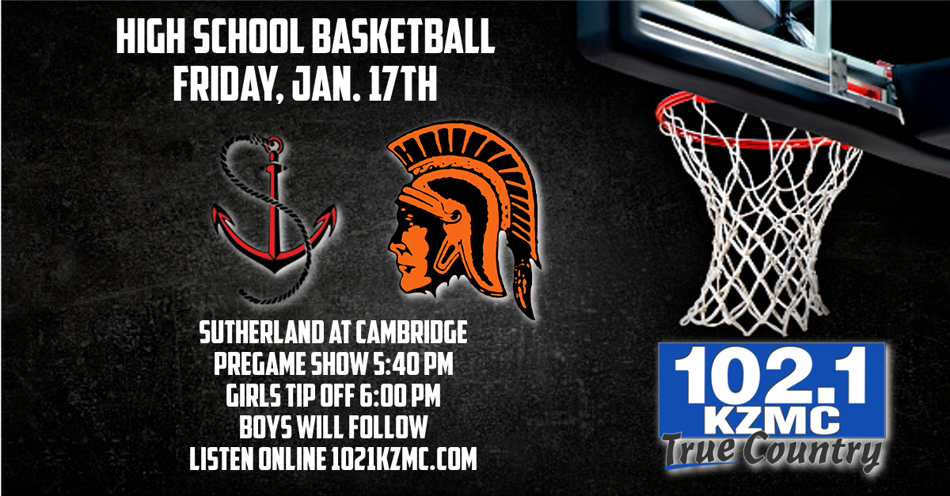 2025-01-17T17:40|Cambridge - Trojans Vs Sutherland - Sailors |HS Basketball - Girls|KZMC